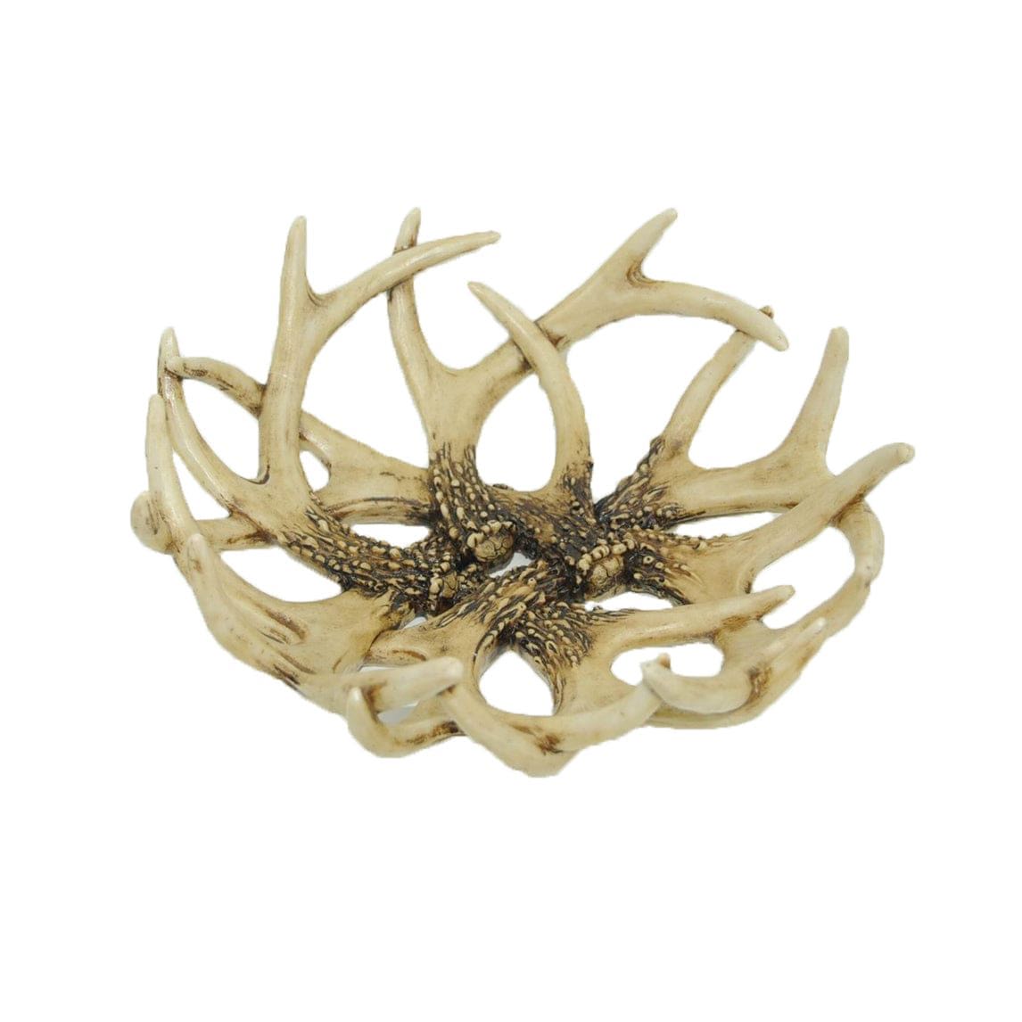 Antler - Faux Decorative Tray 2 Per Carton - Tan