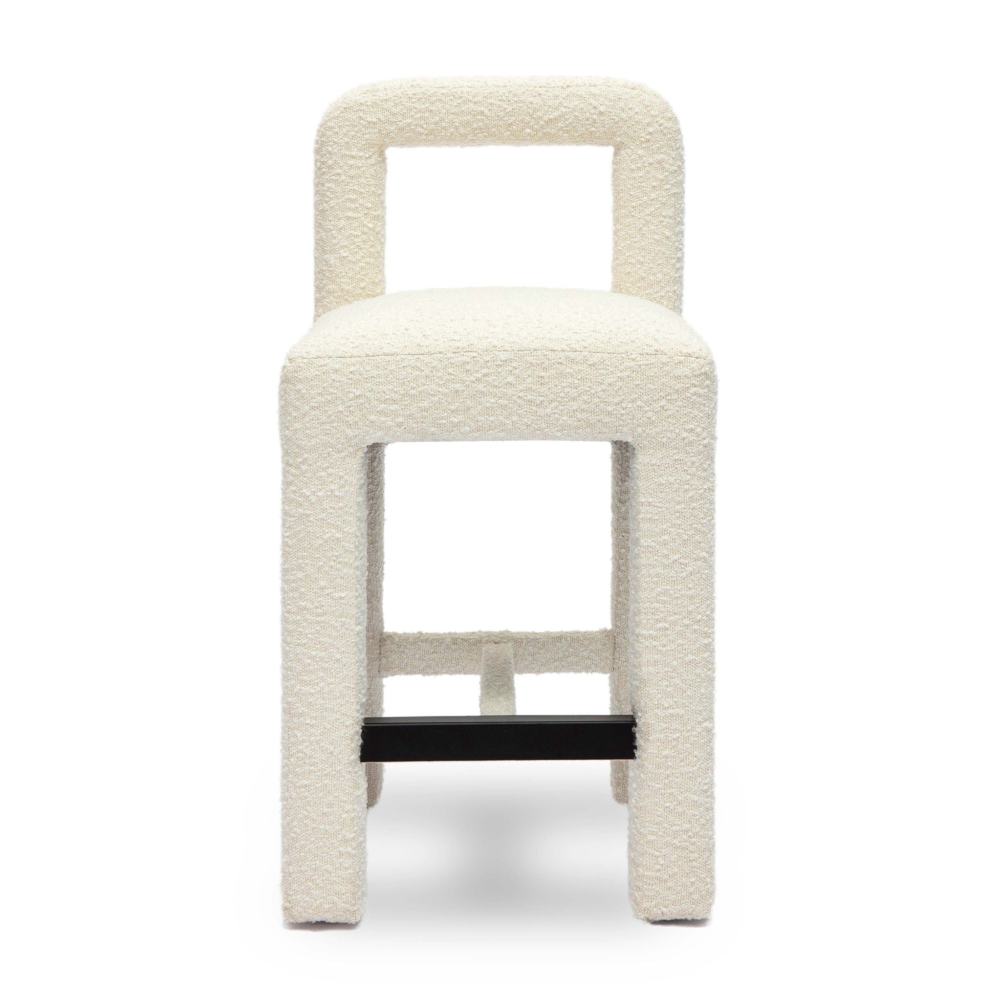 Hazel Boucle Counter Stool