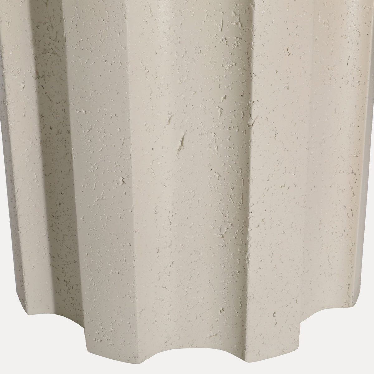 Caitie - Outdoor Dining Table Round - Ivory