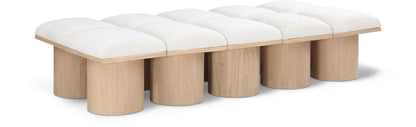 Pavilion - 10 Piece Modular Bench With Natural Base