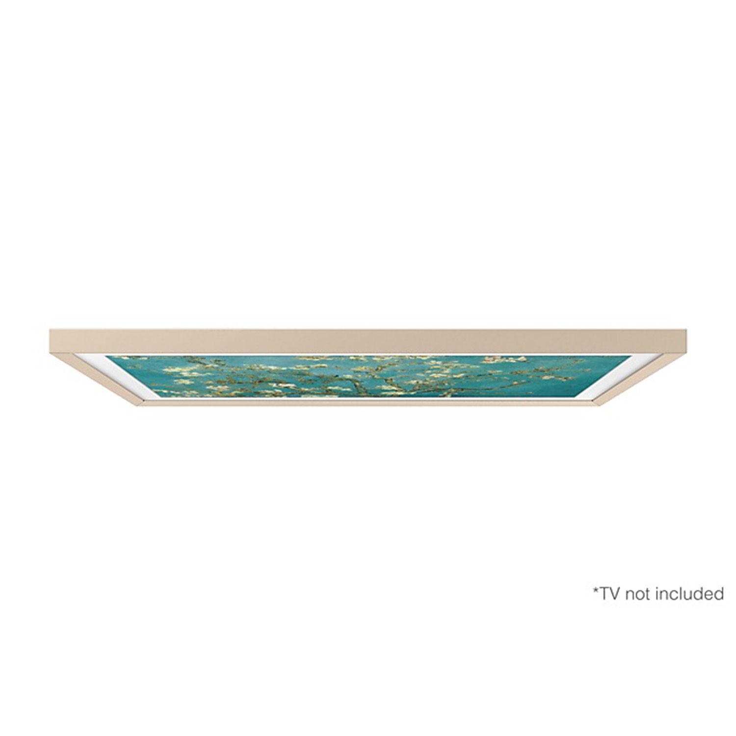 Samsung - 43" The Frame Customizable Bezel - Sand Gold Metal