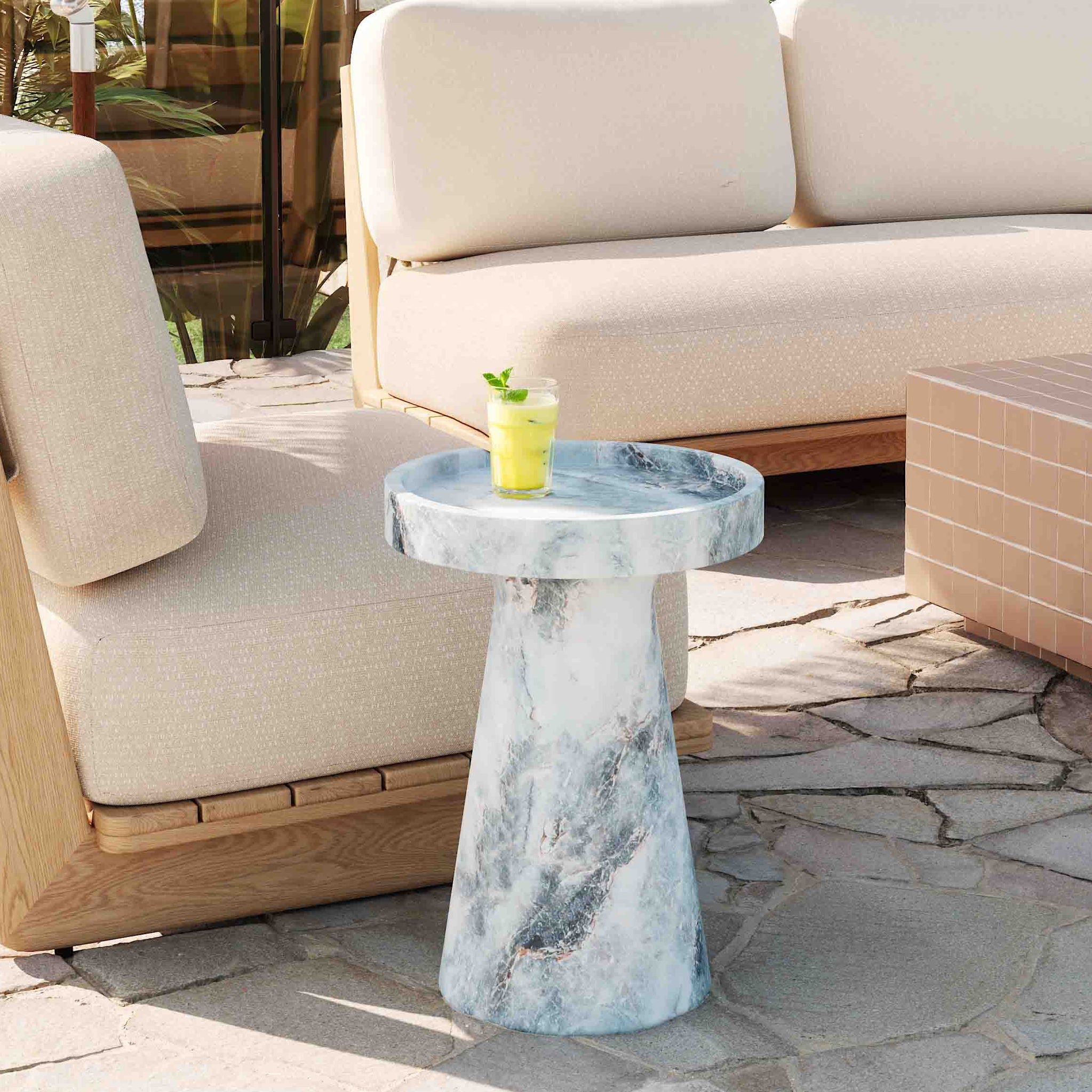 Zara Indoor / Outdoor Side Table - Thumbnail 2