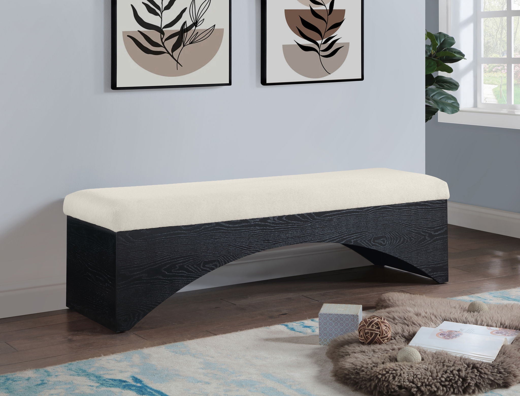 Lawson - Bench With Black Base
