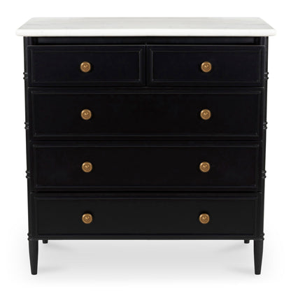 Eleanor - 5 Drawer Chest - Black