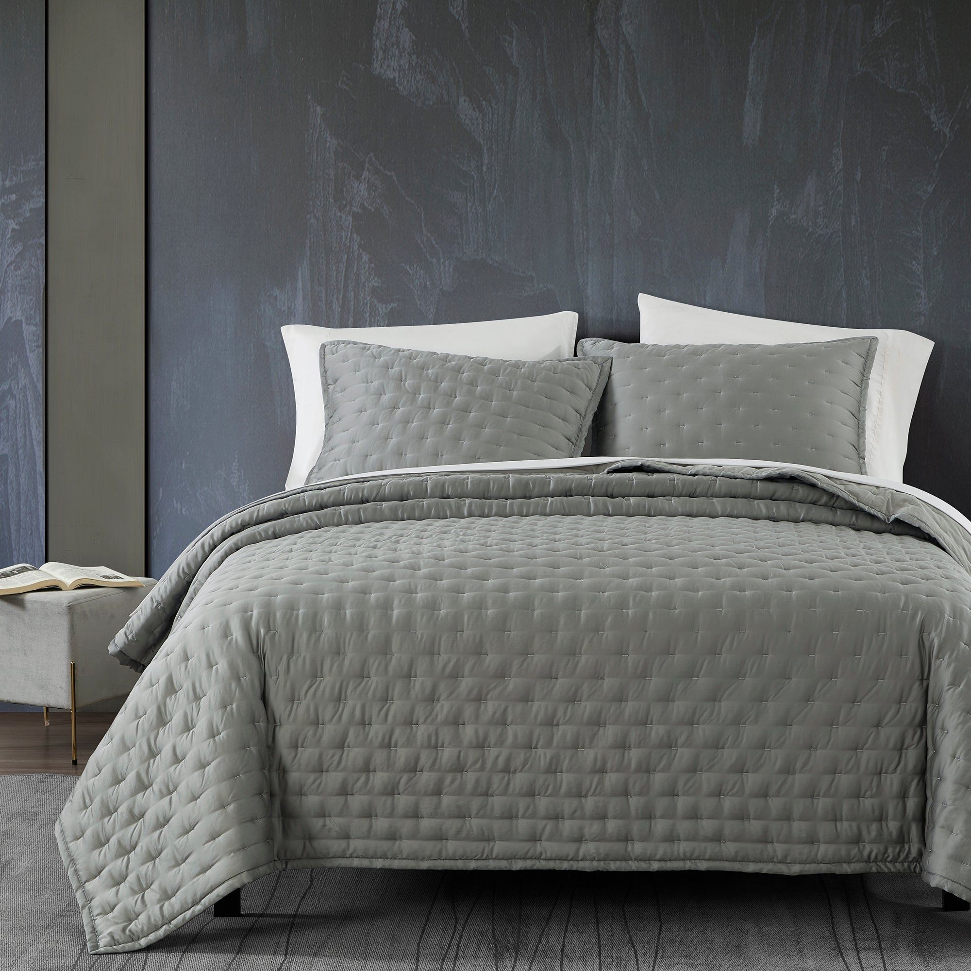 Lyocell - Full/Queen Eucalyptus Quilt Set (Set of 3) - Sage