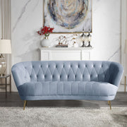 Bayram - Sofa - Light Gray Velvet