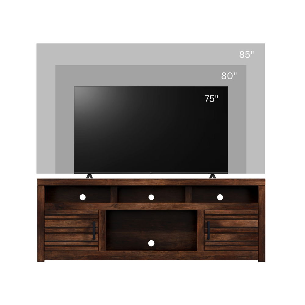 Console TV Stand For TVs Up To 85" - Whiskey