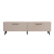 Jodie - Fluted TV Stand - Oak