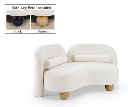 Daphne - Chenille Loveseat