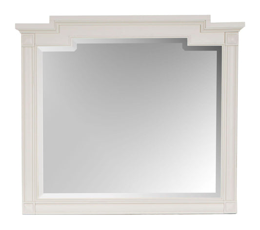Willowbrook - Landscape Mirror - Egg Shell White With Slight Rub Through