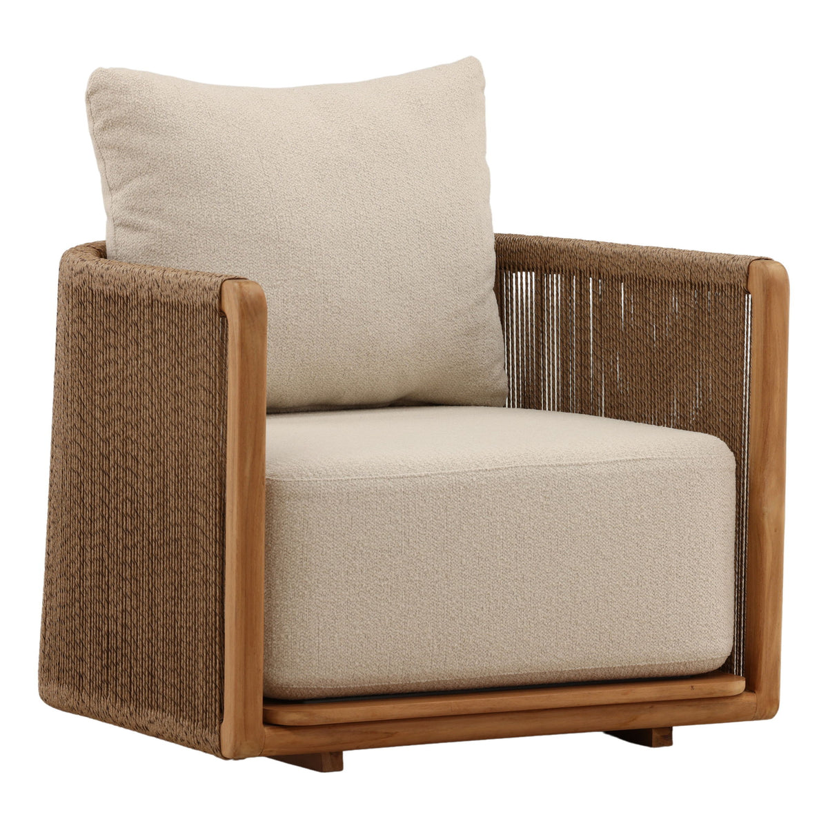 Zosia - Outdoor Sofa Chair - Sand And Natural