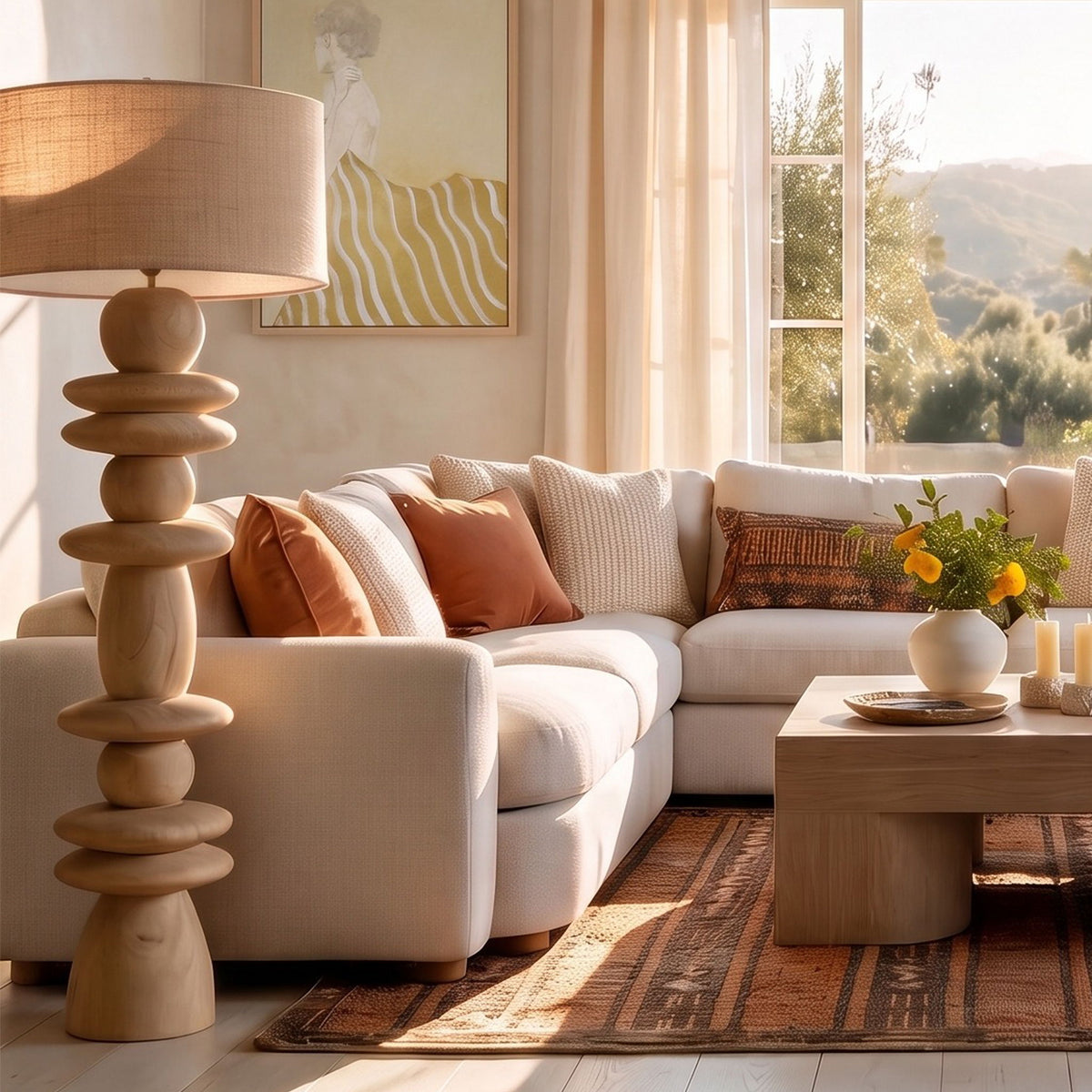 Bellerose - Floor Lamp - Natural