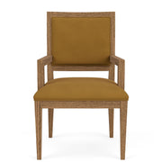 Halbrooke - Upholstered Back Arm Chair (Set of 2) - Light Brown