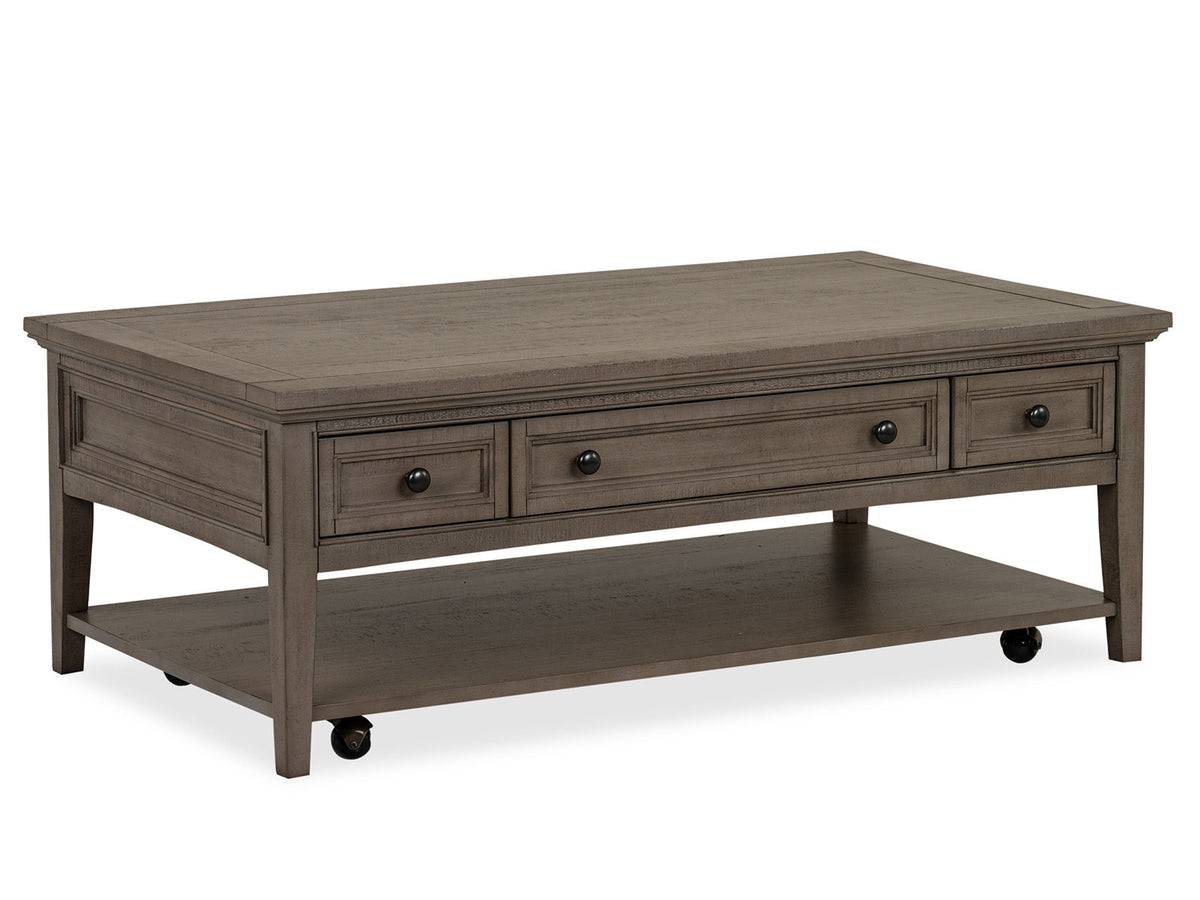 Paxton Place - Rectangular Caster Cocktail Table Set