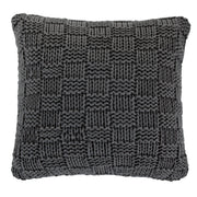 Chess Knit - Euro Pillow - Slate