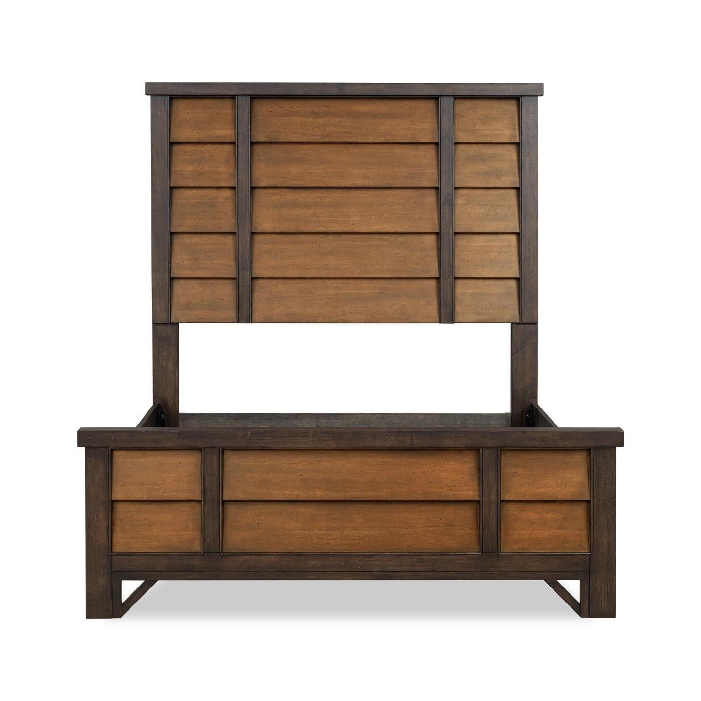 Lake House - Complete Horizontal Slat Panel Bed