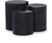 Dimple - 20" 3 Piece Modular End Table - Terazzo Finish