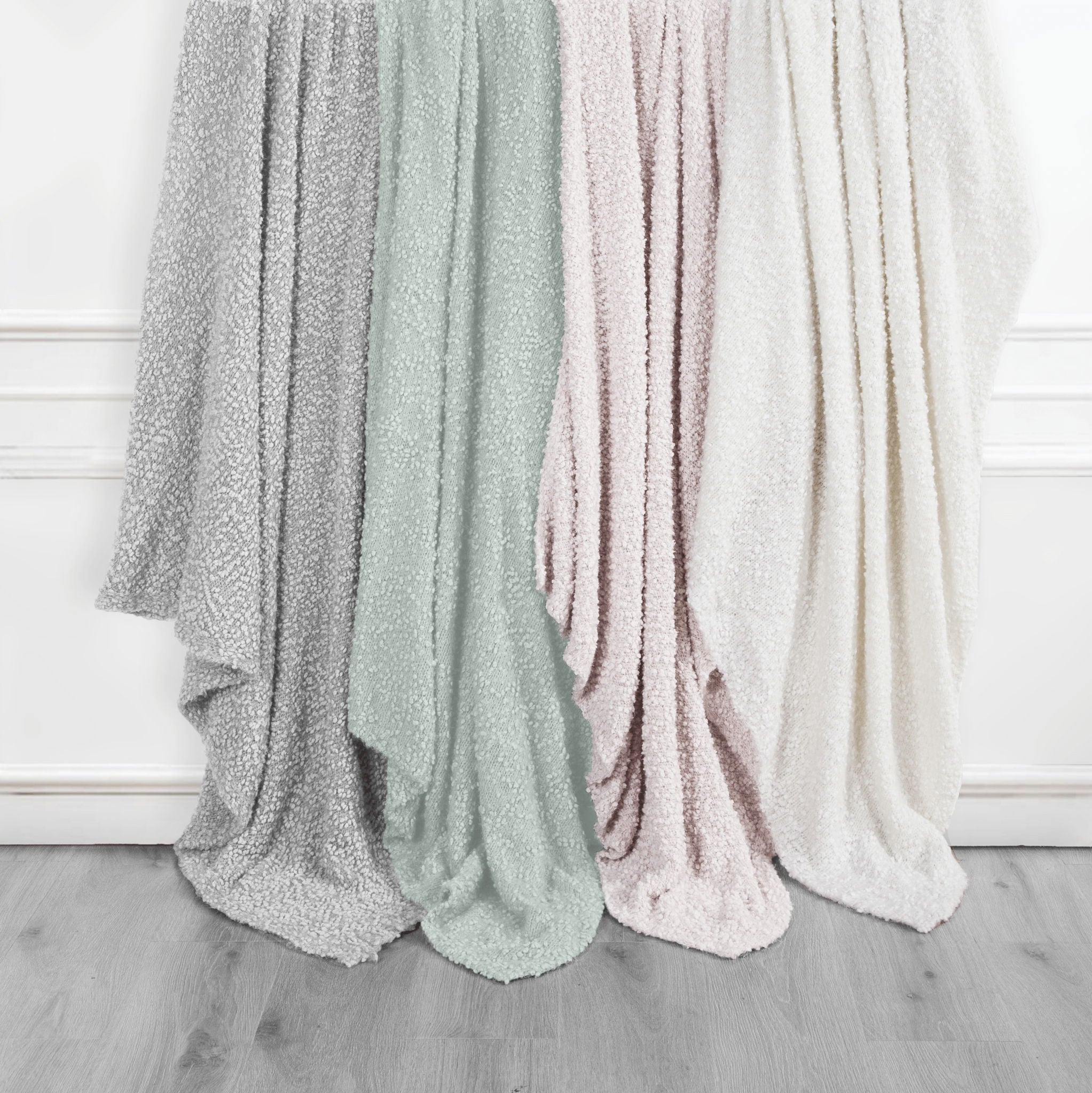 Pebble Creek - Super Soft Throw Blanket - White