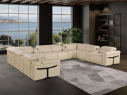 1126 - 12-Piece U-Shaped Sectional Sofa In With 4 Power Recliners & Power Headrests