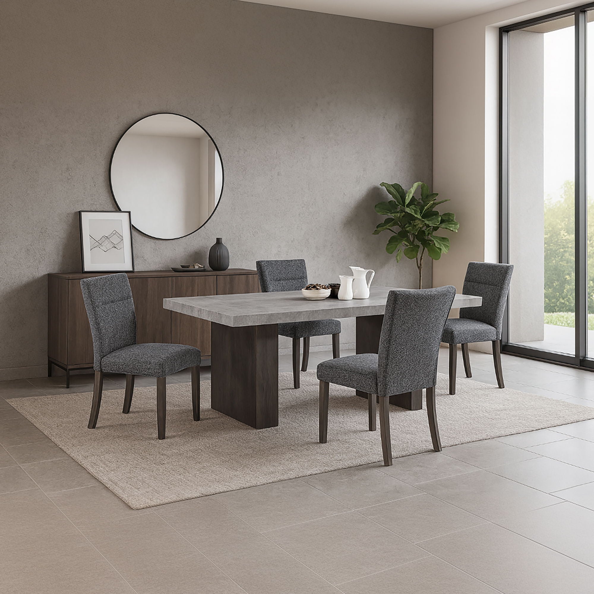 D86DC - Dining Chair - Gray