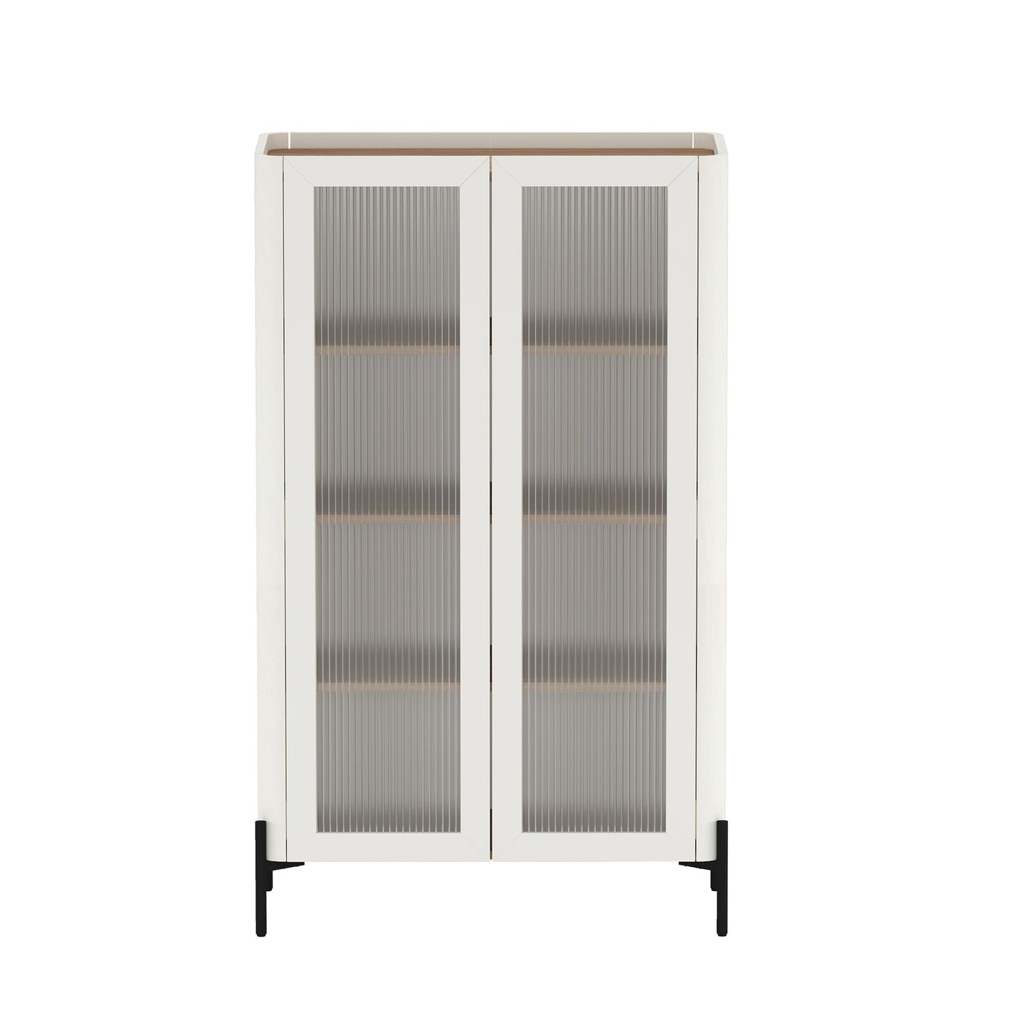 Abbey - Bookcase Cabinet With 4 Adjustable Shelves