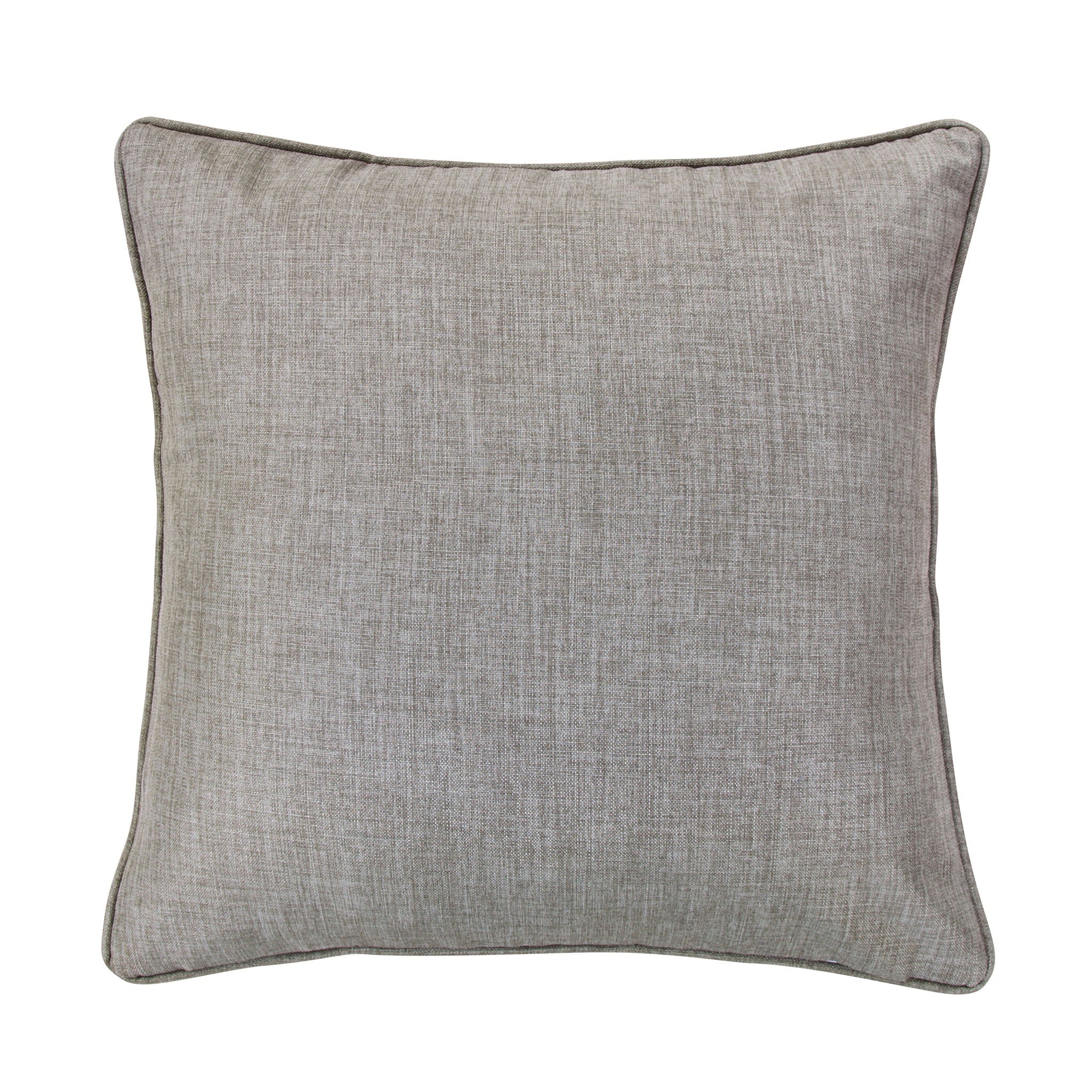 Carmen Kilim - Faux Linen Euro Sham - Solid Taupe