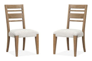 Plum Creek - Upholstered Side Chair With Wood Back (Set of 2)