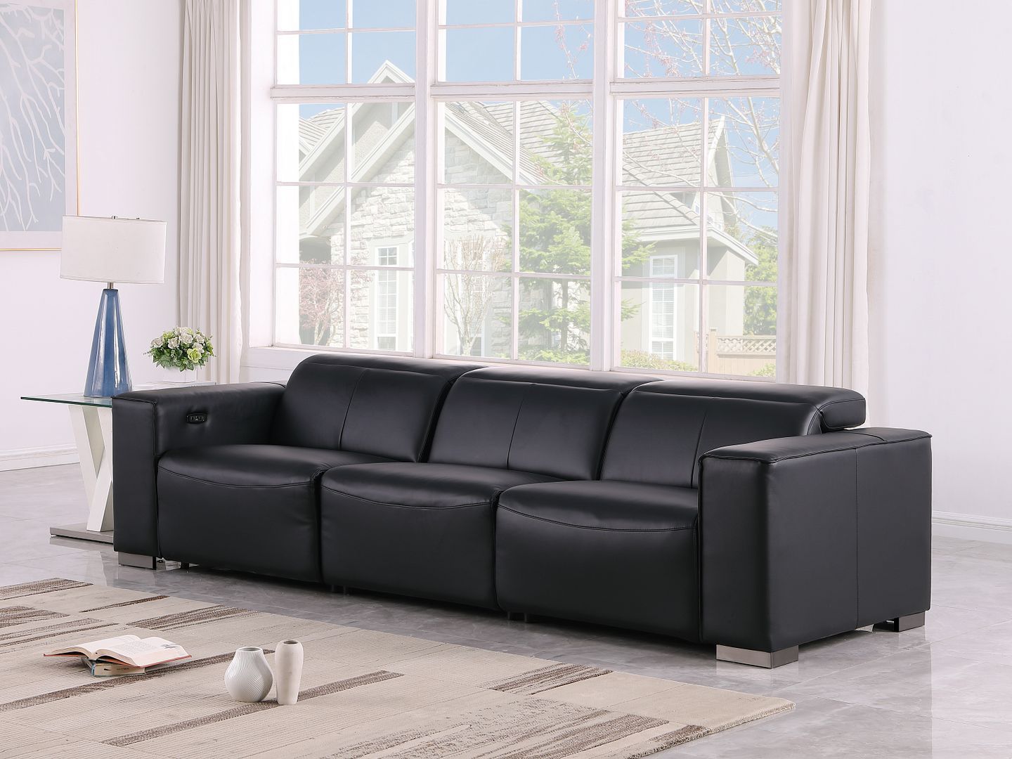 1208 - Three Power Reclining Sofa