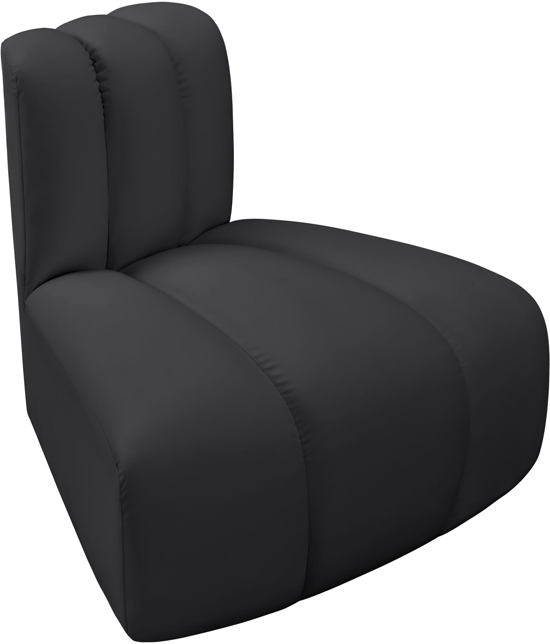 Arc - Faux Leather Reverse Corner Chair