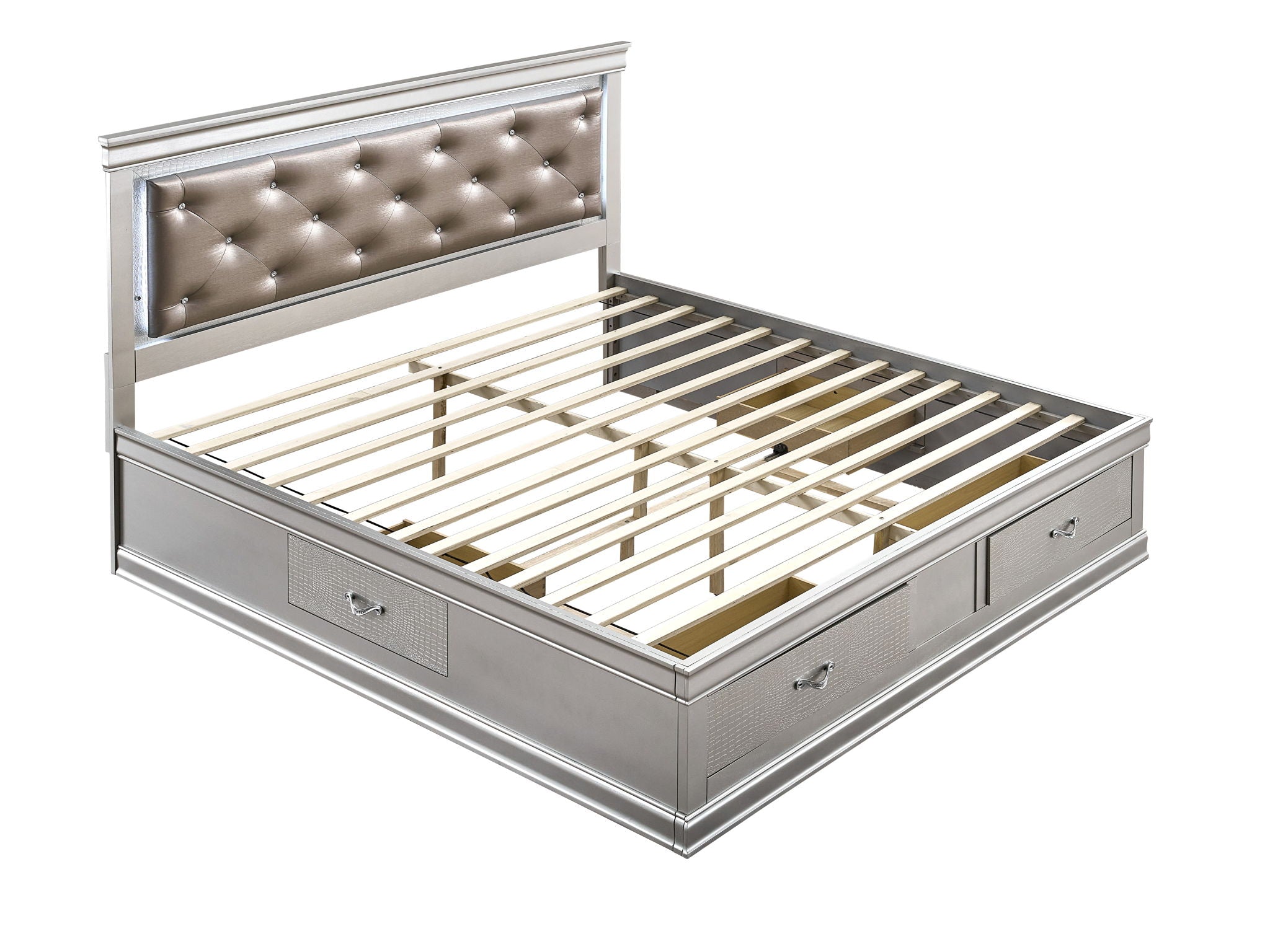 Glory Furniture Lorana Storage Bed - Thumbnail 3