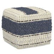 Grady - Handcrafted Square Pouf