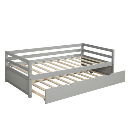 Twin Daybed With Trundle Frame Set