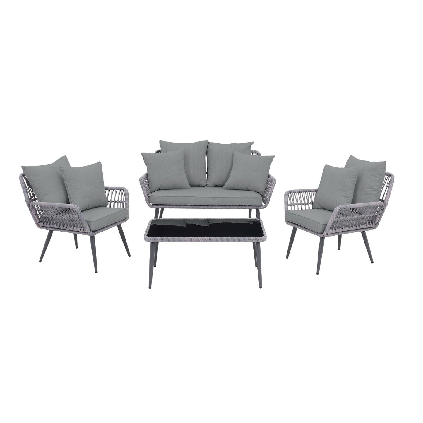 Portofino - 4 Piece Outdoor Conversation Set