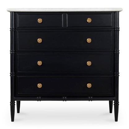 Eleanor - 5 Drawer Chest - Black