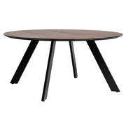 Ladera - Dining Table - Smoked Walnut With Black