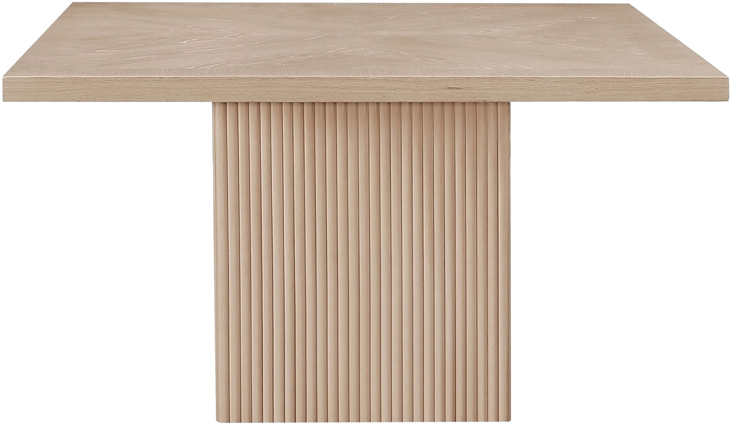 Belinda - Square Oak Veneer Dining Table