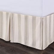 Prescott - Queen Tailored Bed Skirt - Taupe