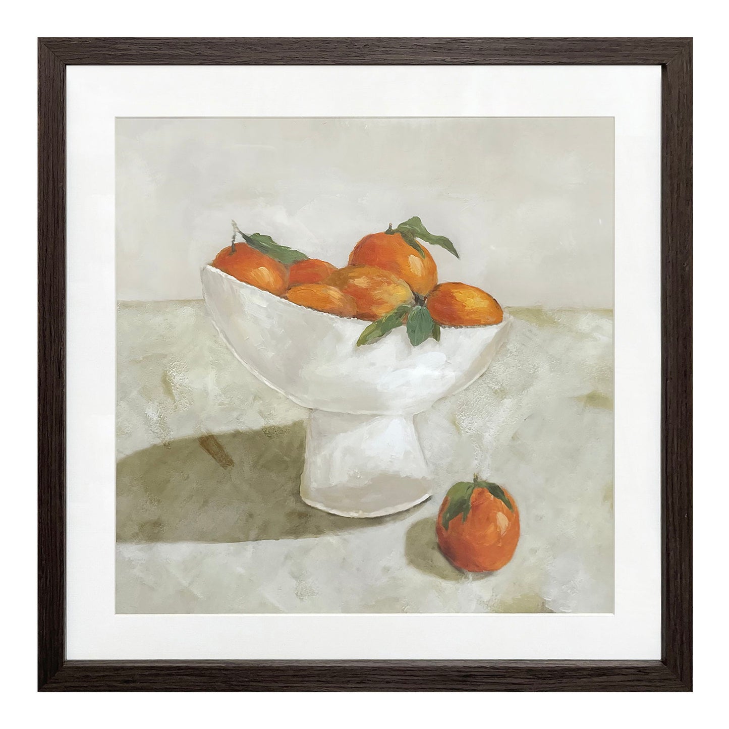Citrine - Framed Painting - Gray