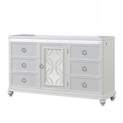 Abigale - 6 Drawer Dresser With LED (Includes Dresser Only, Mirror Not Included) - White