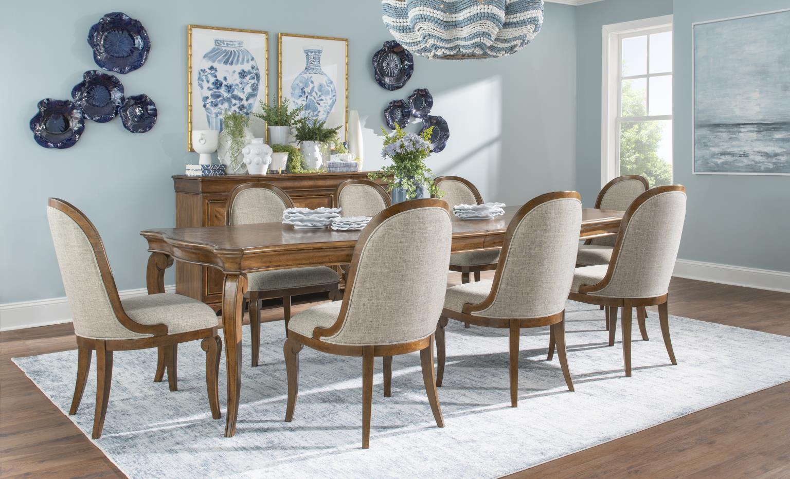 Echelon - Leg Dining Table - Heritage Walnut