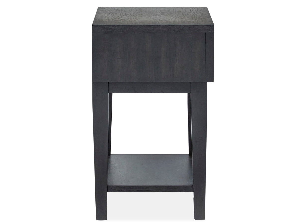Lindon - Dark Open Nightstand - Coffee Bean