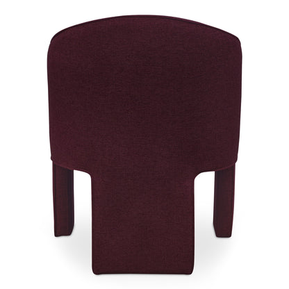 Clara - Performance Fabric Dining Chair - Plum