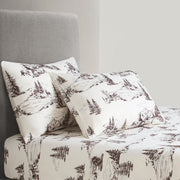 White Pine - Twin 200TC Cotton Sheet Set (Set of 3) - White