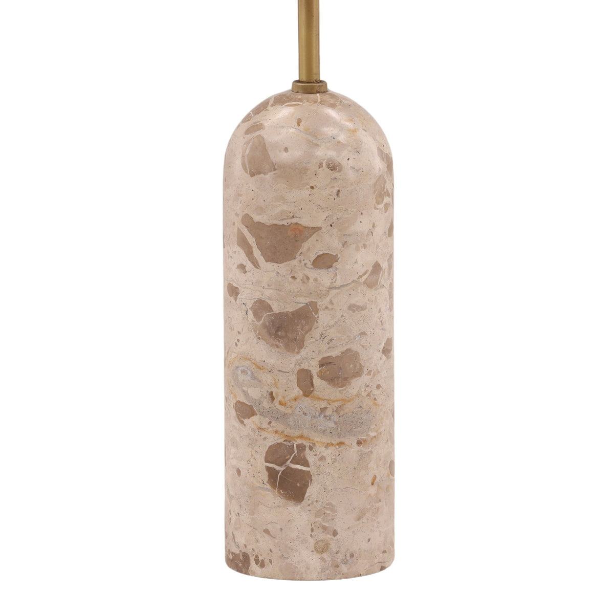 Latrice - Floor Lamp - Natural Stone And Cream