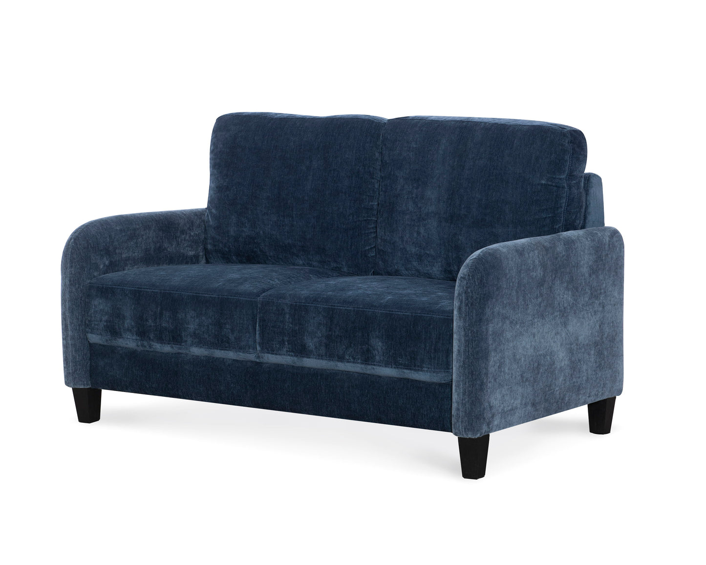 Everly - Velvet Loveseat - Blue