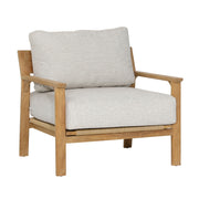 Lexy - Outdoor Occasional Chair - Fairfax Taupe And Natural Teak