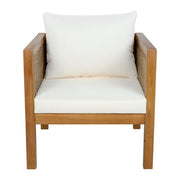 2 Piece Outdoor Armchair Set With Cushion