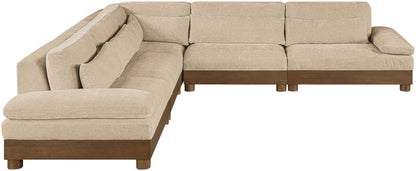 Turin - Fabric Upholstered 5 Piece Modular Sectional
