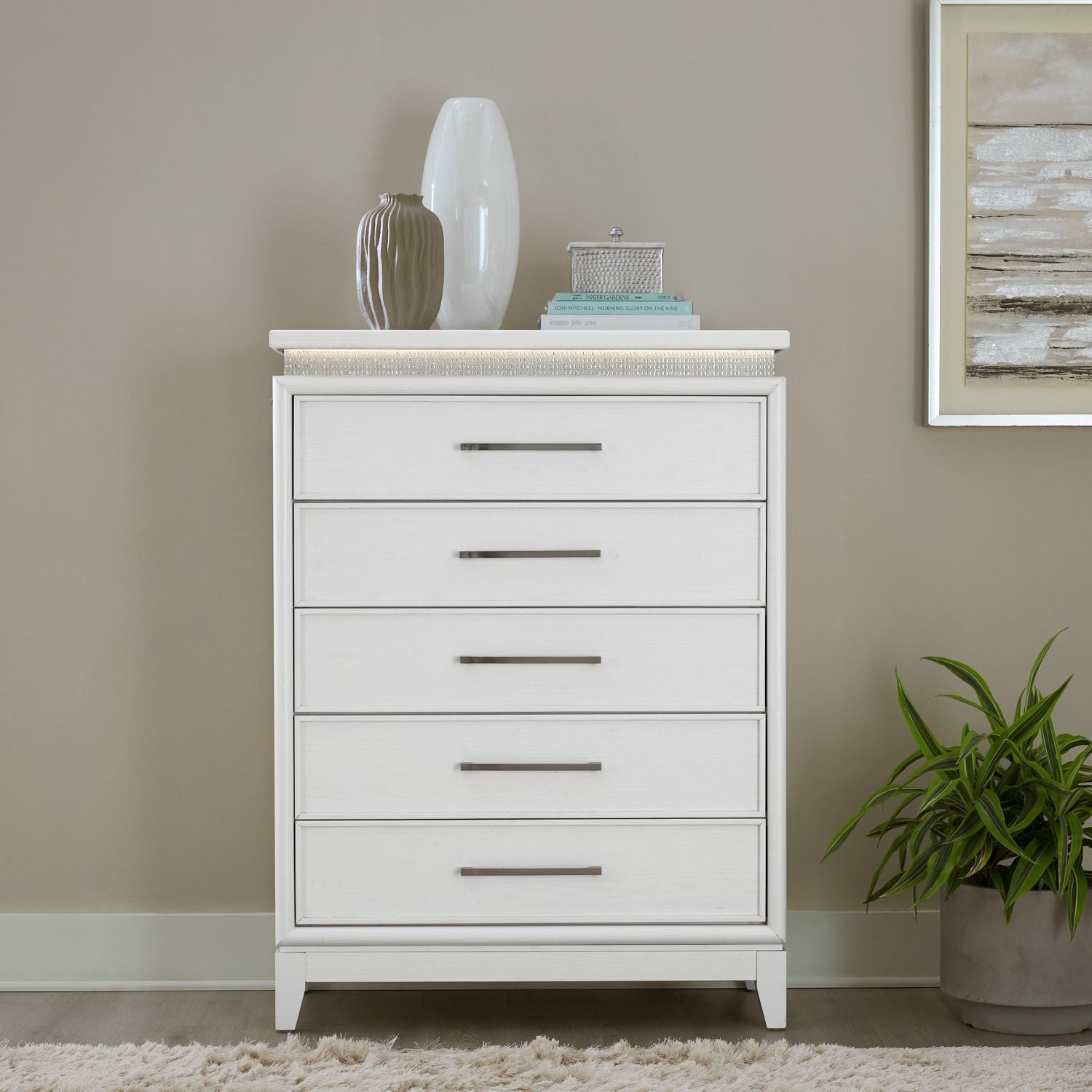 Reflections - 5 Drawer Chest With Lights