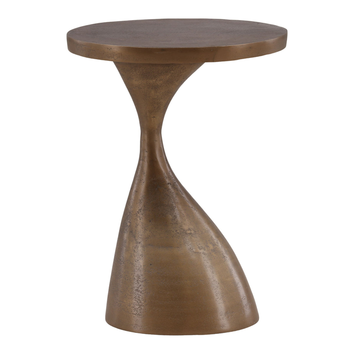 Nara - Side Table - Antique Brass
